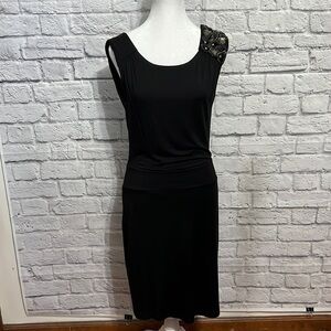 BORDEAUX Los Angela’s Women’s Small Black Sleeveless  Dress
